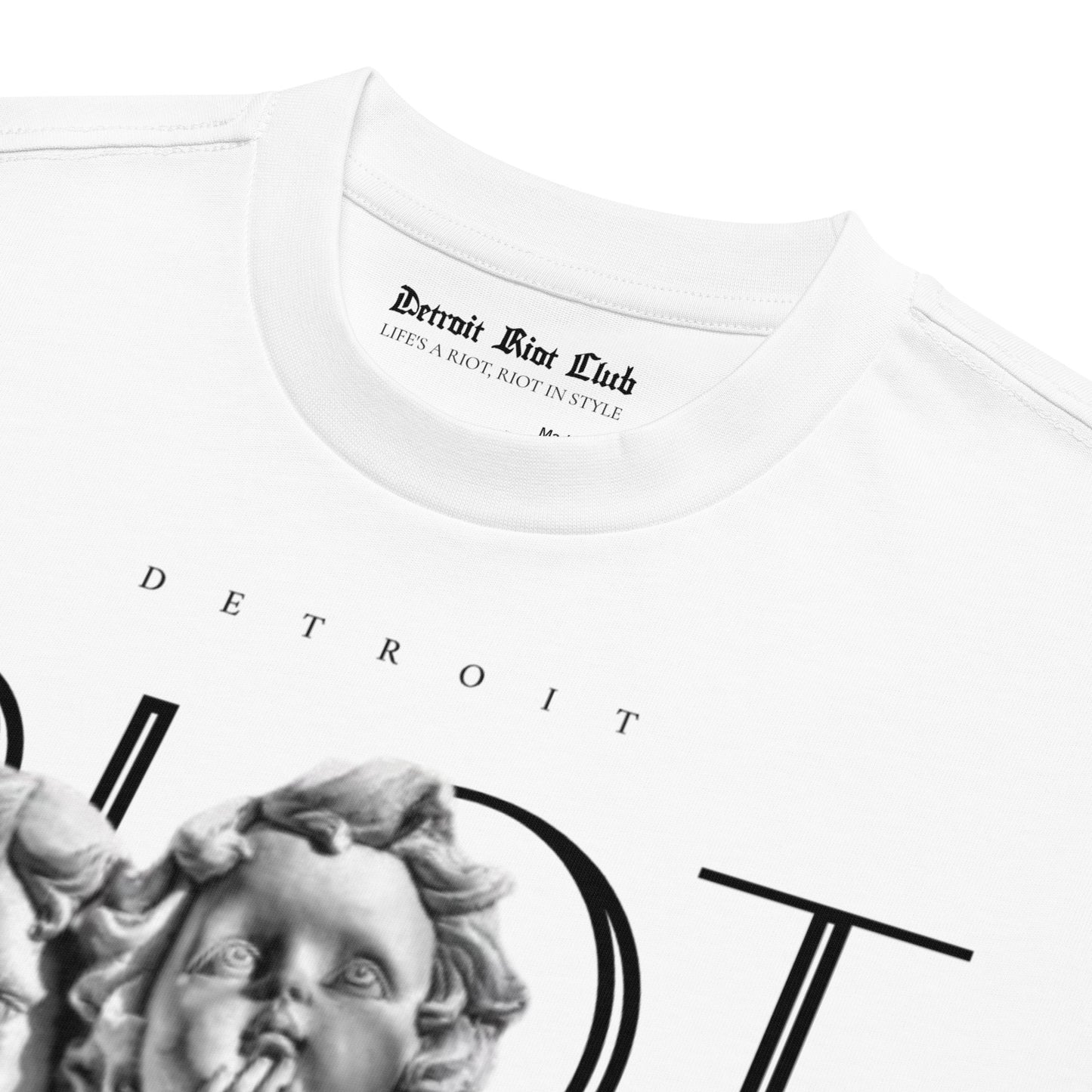 Cherubic Bloom Box Tee – Graphic Close-Up