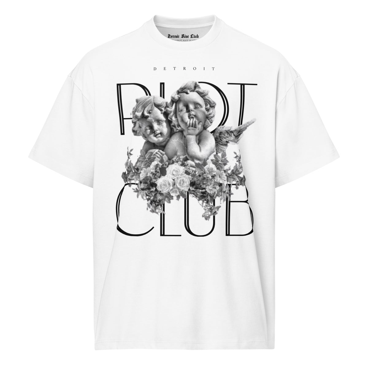 Cherubic Bloom Box Tee – Front View